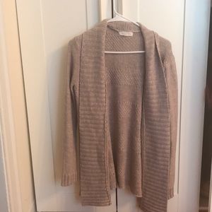 Honey Lunch Rivington Textured Open Cardigan